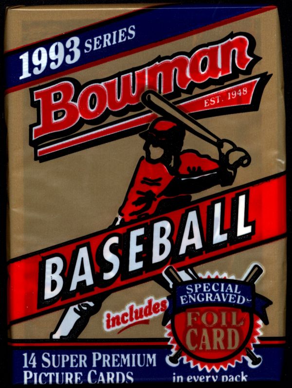 1993 Bowman Baseball Wax Pack Personal Break