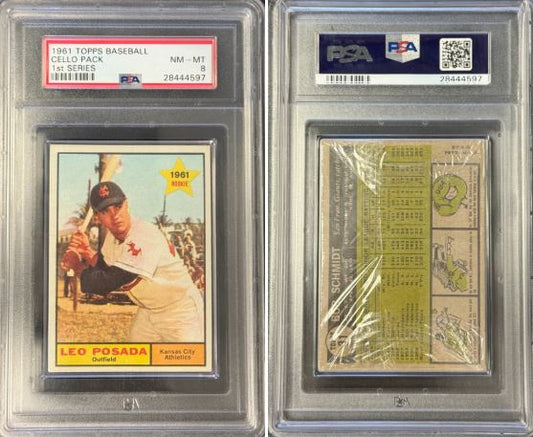 1961 Topps Baseball Cello Pack Break Available to Chase Maris & Mantle