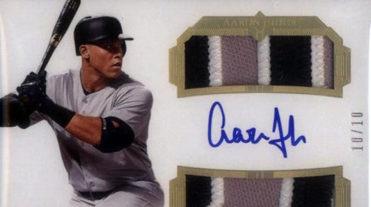Ohtani and Judge Topps Dual Gold Logoman Sold for $2.16 Million