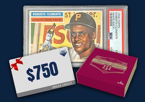 Baseball is Here Event 1956 Topps Roberto Clemente PSA 6 Prize Winner