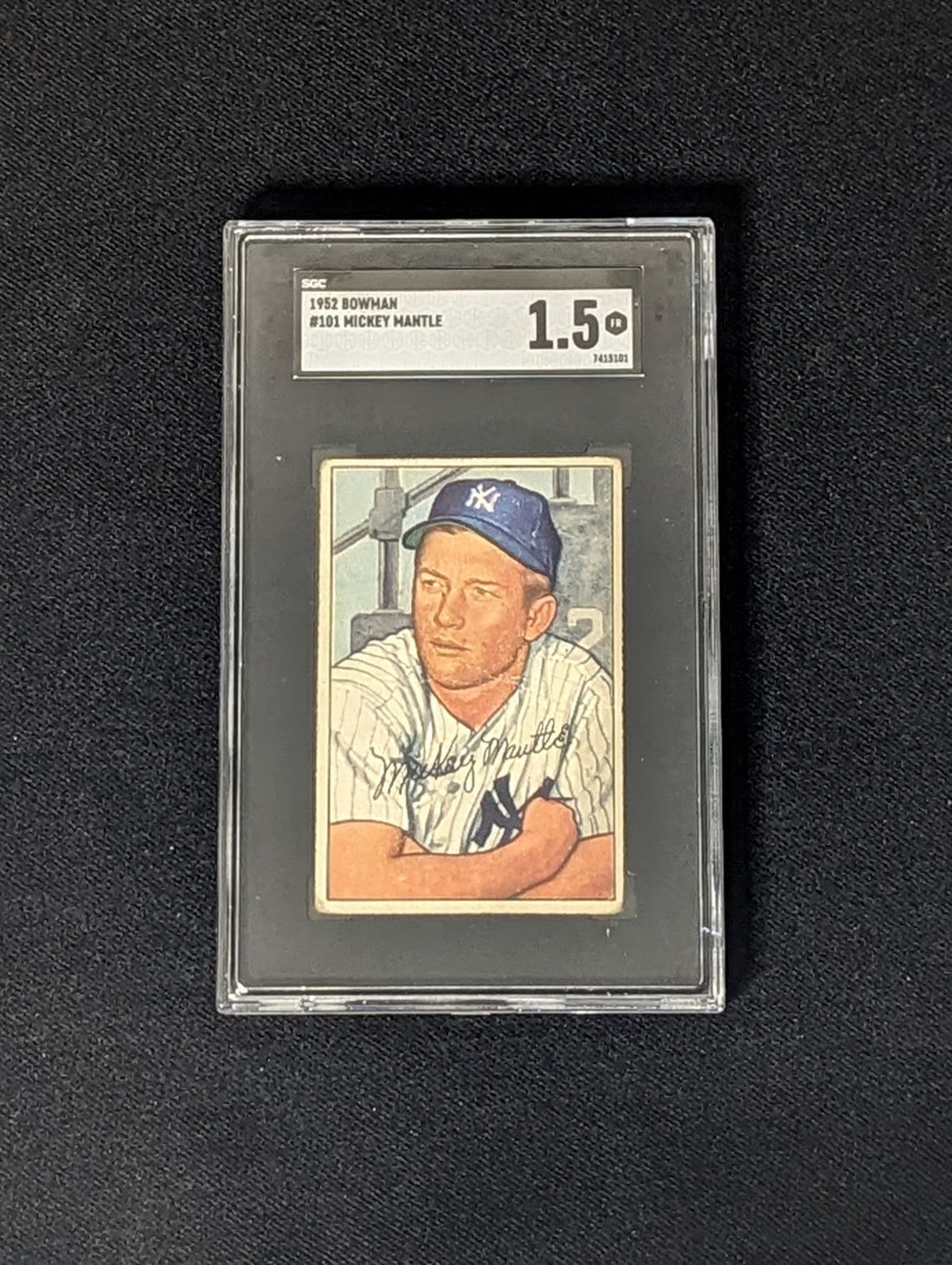 Breakzee Win Leads to Free 1952 Bowman Mickey Mantle Card