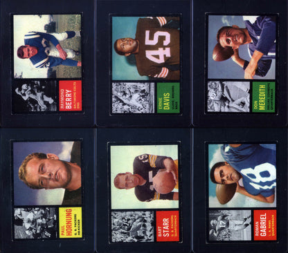 1962 Topps Football Set Break 176 Spot Random Card (Mike Ditka Rookie SGC 4, Fran Tarkenton Rookie BGS 5.5, Jim Brown SGC 4, Johnny Unitas PSA 4, etc!)