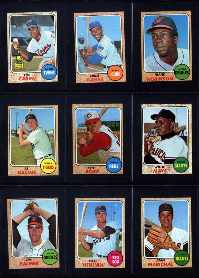 1968 Topps Baseball Set Break 598 Spot Random Card (Nolan Ryan Rookie SGC 3.5, Mickey Mantle SGC 4, Johnny Bench Rookie SGC 4, Hank Aaron SGC 5, etc!)