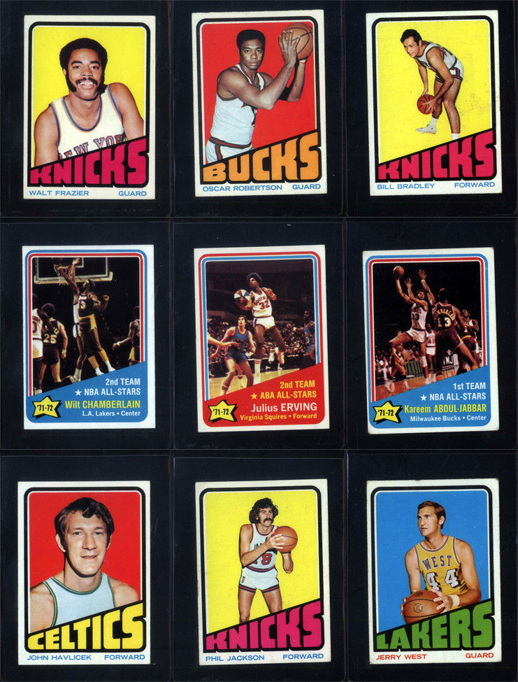 1972 Topps Basketball Set Break 264 Spot Random Card (Dr. J Rookie PSA 4, Artis Gilmore Rookie PSA 7, Pete Maravich 3rd Year SGC 6, etc!)
