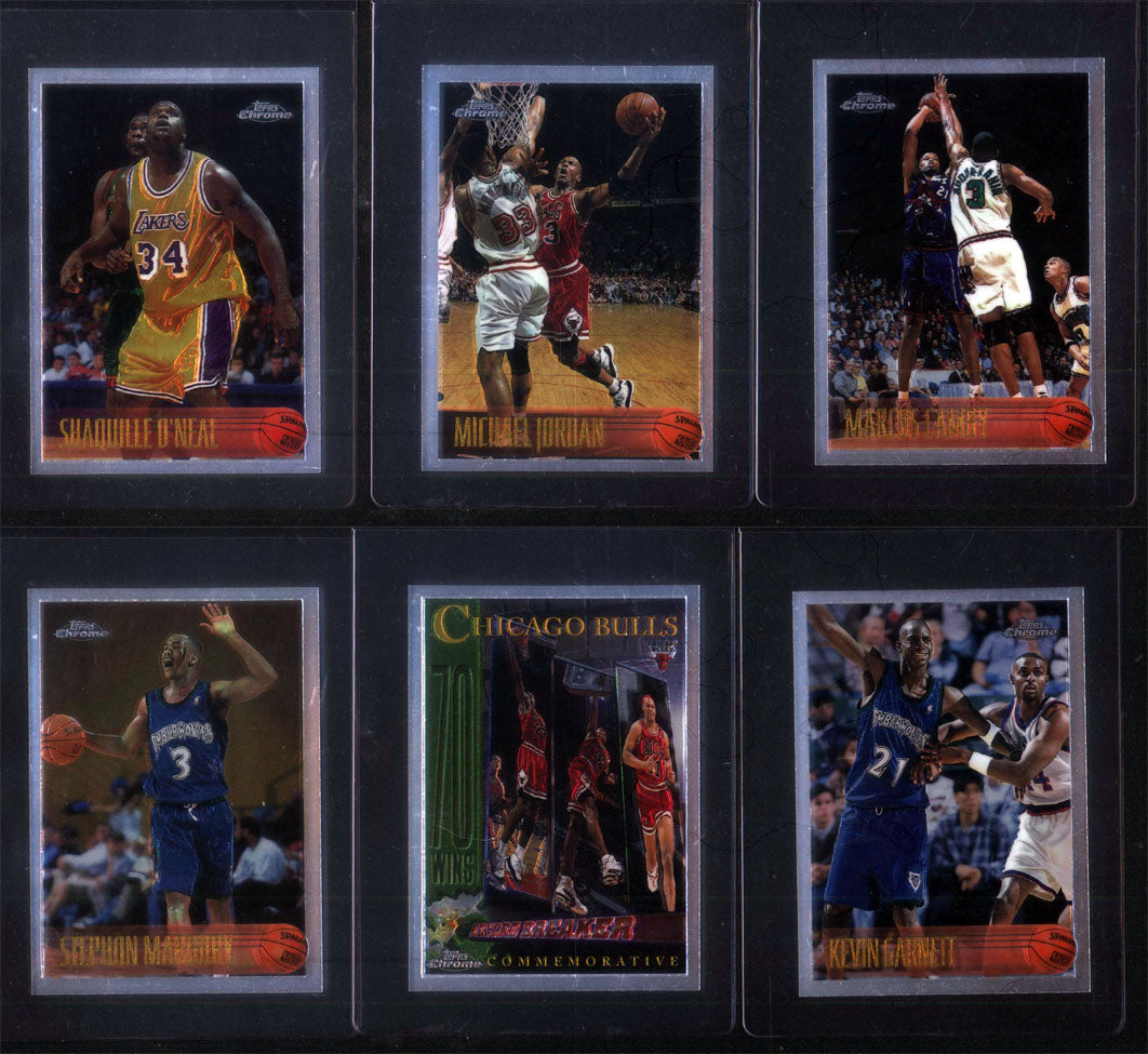 1996 Topps Chrome Basketball Set Break 220 Spot Random Card (Kobe Bryant Rookie PSA 8, Allen Iverson Rookie PSA 9, Steve Nash Rookie PSA 9, etc!)