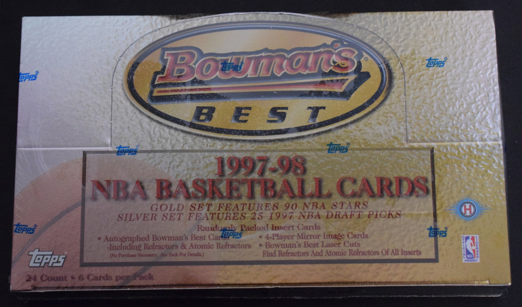 1997 Bowman's Best Basketball Hobby Box 24 Spot Random Pack