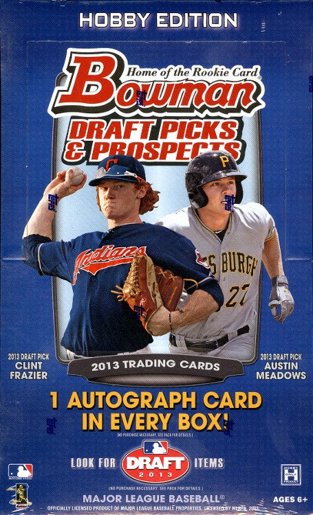 2013 Bowman Draft Picks & Prospects Baseball Hobby Box Personal