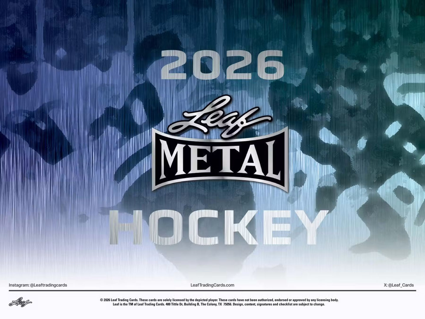 2026 Leaf Metal Hockey Box Personal Break