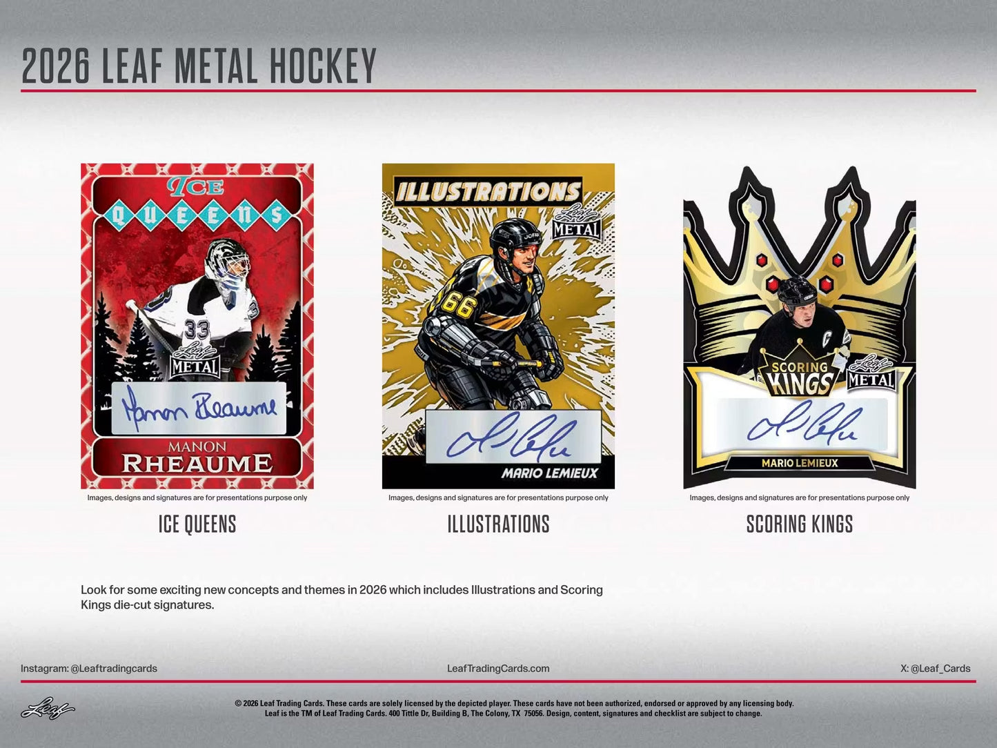 2026 Leaf Metal Hockey Box Personal Break