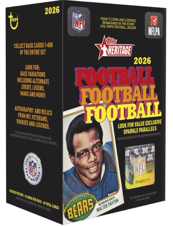2026 Topps Heritage Football Blaster Personal Break