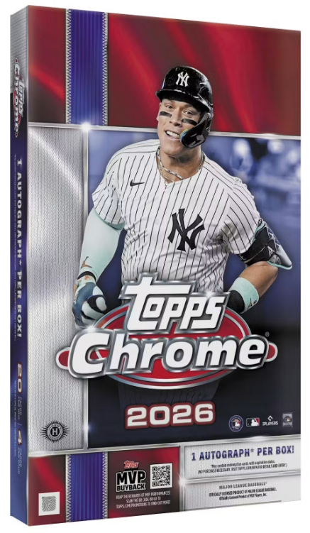2026 Topps Chrome Baseball Hobby Box Personal Break