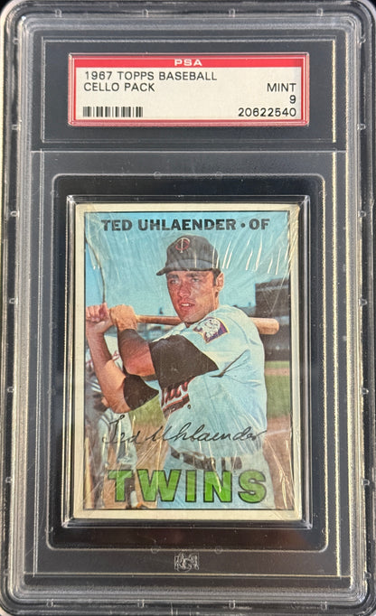 1967 Topps Baseball 5th Series Cello Pack 12 Spot Random Card Break
