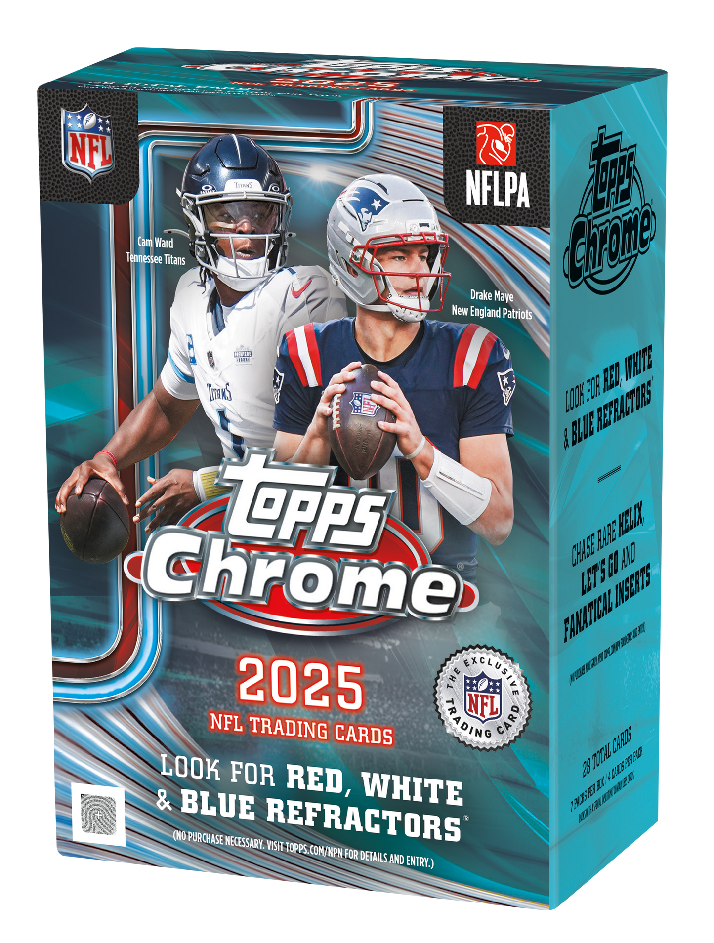 2025 Topps Chrome Football Blaster Box Personal Break
