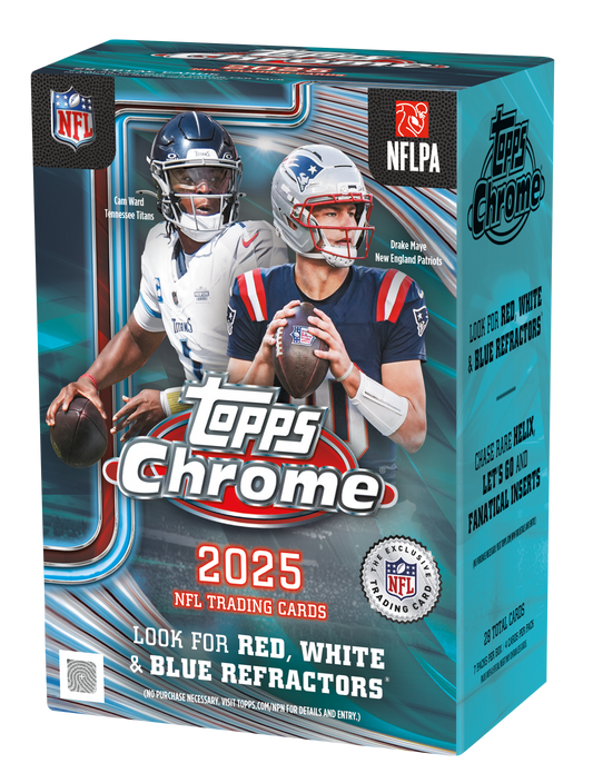 2025 Topps Chrome Football Blaster Box Personal Break
