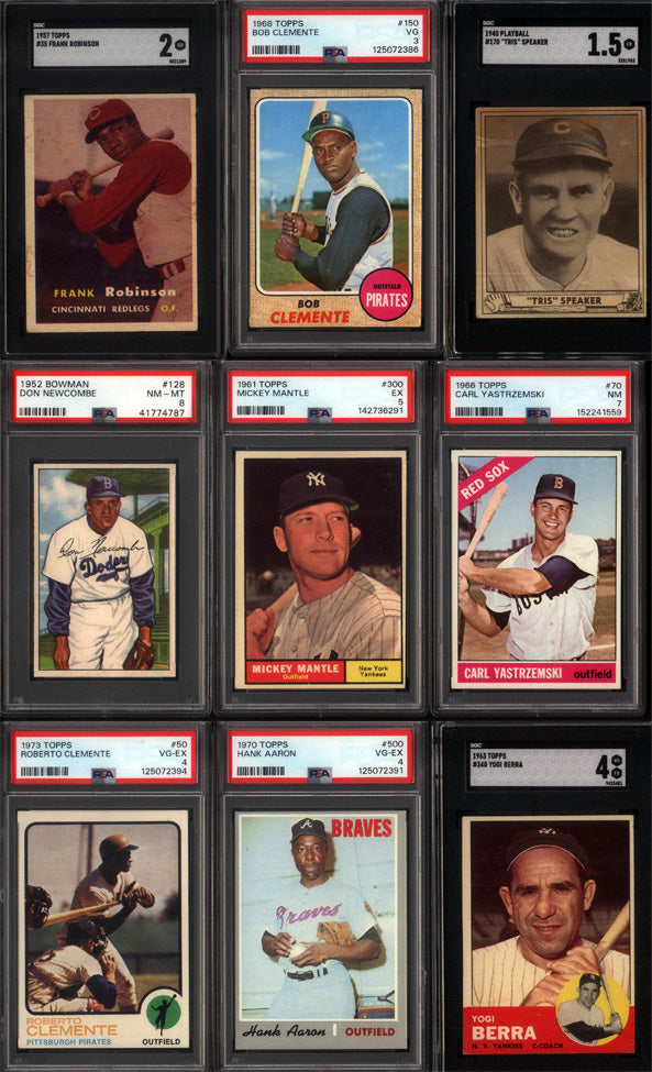 The Collector's Vault - Graded Card Hit Random 1 - (9) Spot Random Card Break