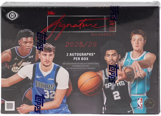 2025/26 Topps Signature Class Basketball Hobby Box Personal