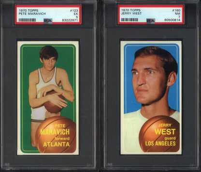 1970 Topps Basketball Set Break 175 Spot Random Card (Pete Maravich Rookie PSA 5, Kareem Abdul-Jabbar 2nd Year SGC 4.5, Jerry West PSA 7, etc!)