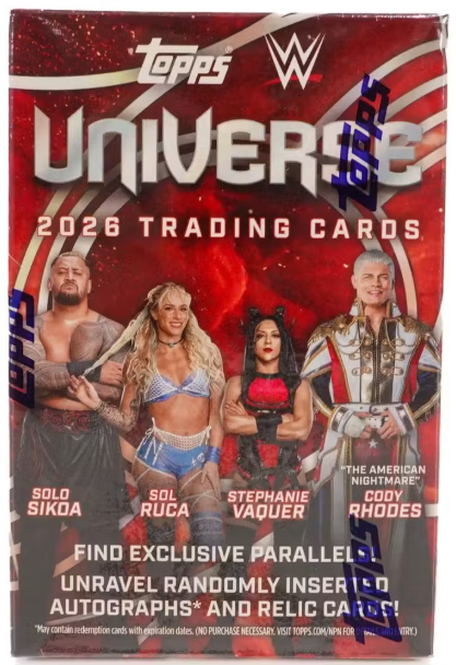2026 Topps WWE Universe Wrestling Blaster Box Personal Break